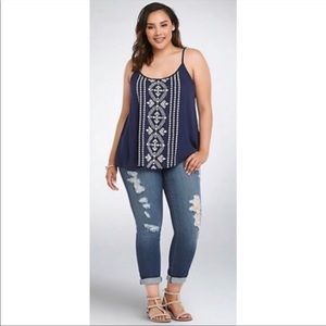 torrid tribal print tank top